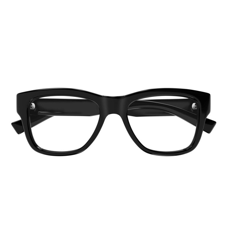 NEW SL677 001 SQUARE UNISEX SAINT LAURENT BLACK EYEGLASSES SL 677 001 EYEGLASSES - Picture 2 of 3